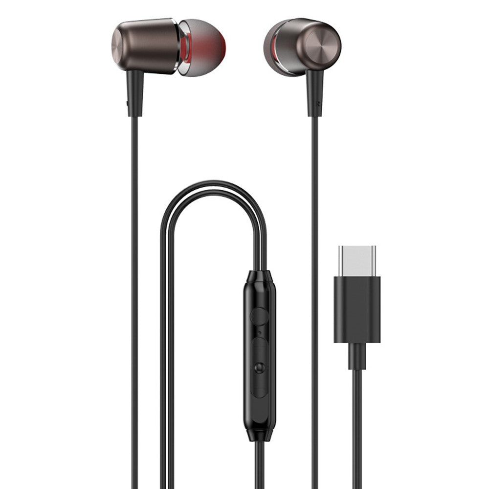 DUDAO X1ProT Type-C Wired In-Ear Earphones HiFi Sound Headphones for iPhone Huawei