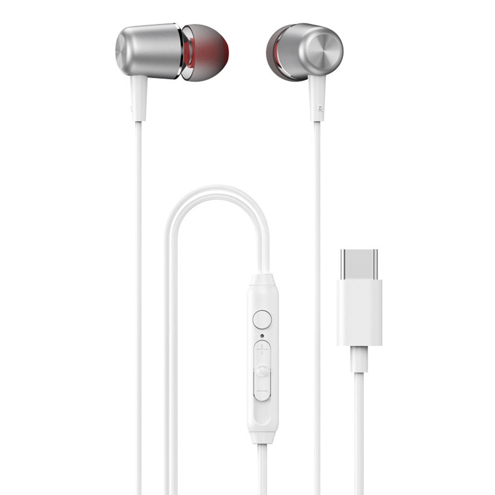 DUDAO X1ProT Type-C Wired In-Ear Earphones HiFi Sound Headphones for iPhone Huawei