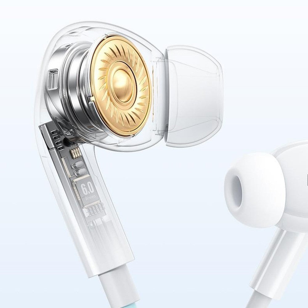 WEKOME YB13 Macaron Series Type-C Wired Earphone 10mm HiFi Sound In-Ear Headphone for Music Calls