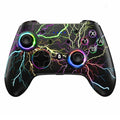 CX-270L Wireless Game Controller Six-Axis Gyroscope Vibration Bluetooth-Compatible Colorful Light Gamepad