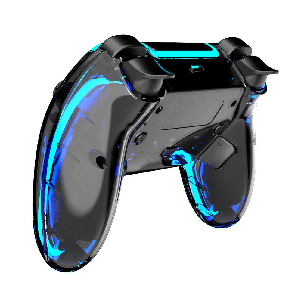 Bluetooth-compatible Wireless Game Controller for PS5  /  PC  /  Android Devices RGB LED Gaming Gamepad with Programming Back Buttons