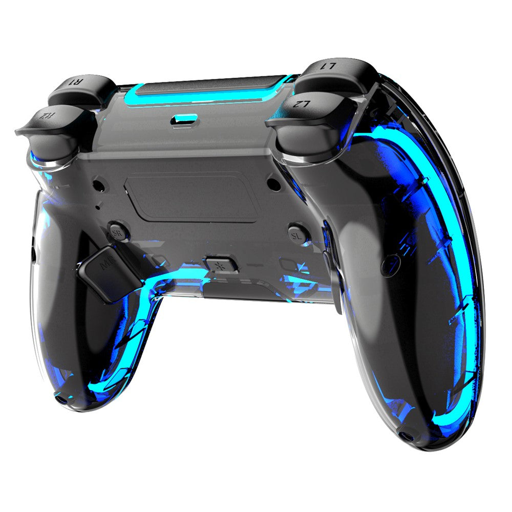 Bluetooth-compatible Wireless Game Controller for PS5  /  PC  /  Android Devices RGB LED Gaming Gamepad with Programming Back Buttons