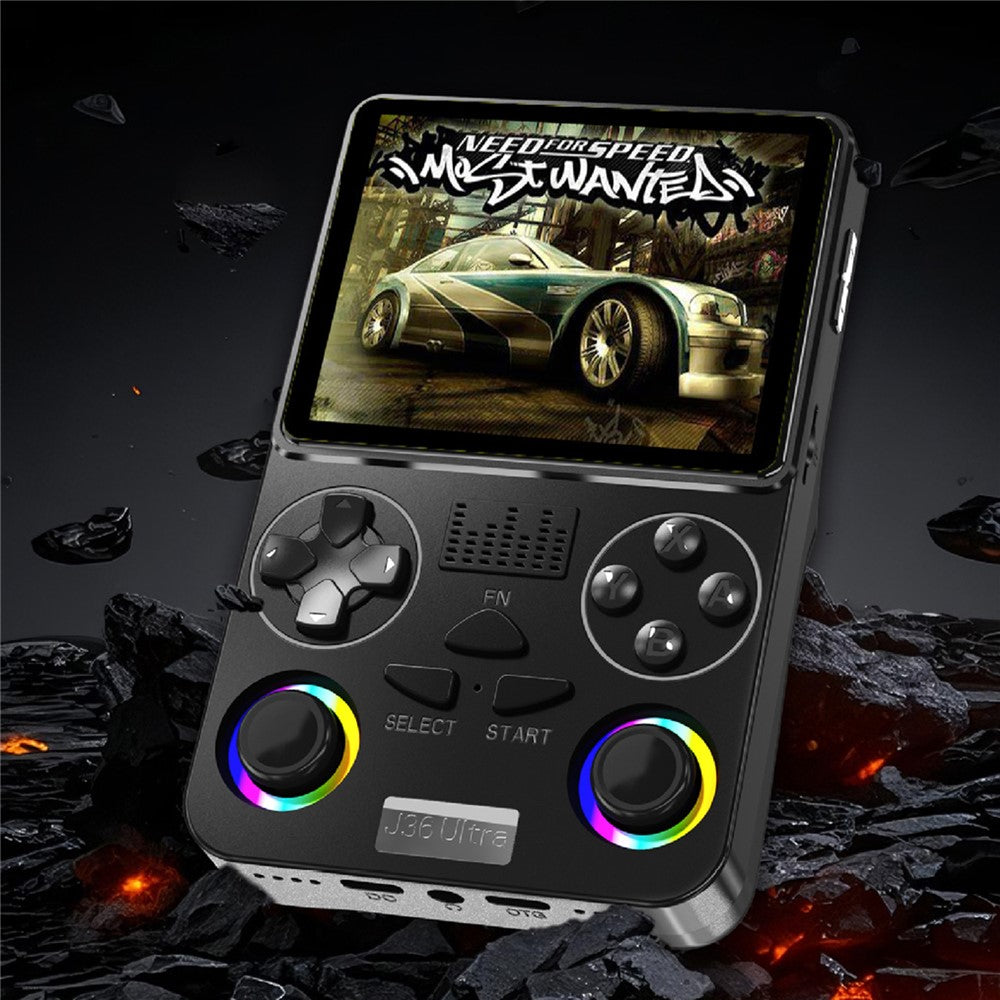 J36 Ultra Gaming Console 3.5 inch IPS Screen WiFi Online Battle RGB Joystick Retro Handheld