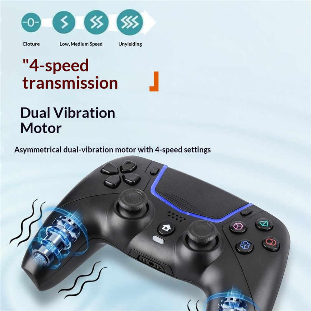 KP5 For Sony PlayStation 5 / PC Wired Gaming Controller 6-Axis Motion Sensing Dual Vibration Gamepad