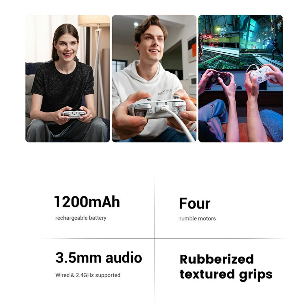 GAMESIR G7 Pro Wireless Gaming Controller Tri-mode Bluetooth-compatible TMR Sticks 1000Hz for Xbox One / Series X / S / PC / Steam