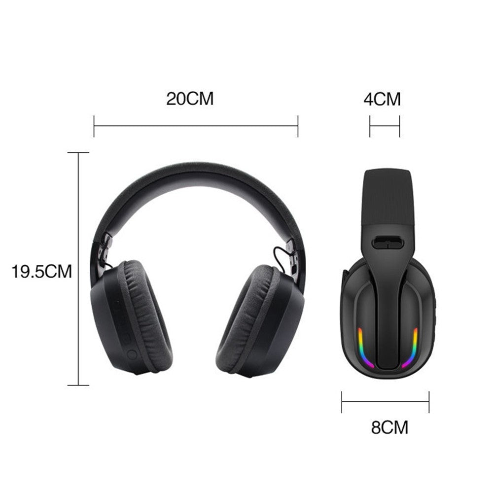 B500 Bluetooth-compatible Headphones Noise Cancelling Low Latency Stereo Gaming Headset