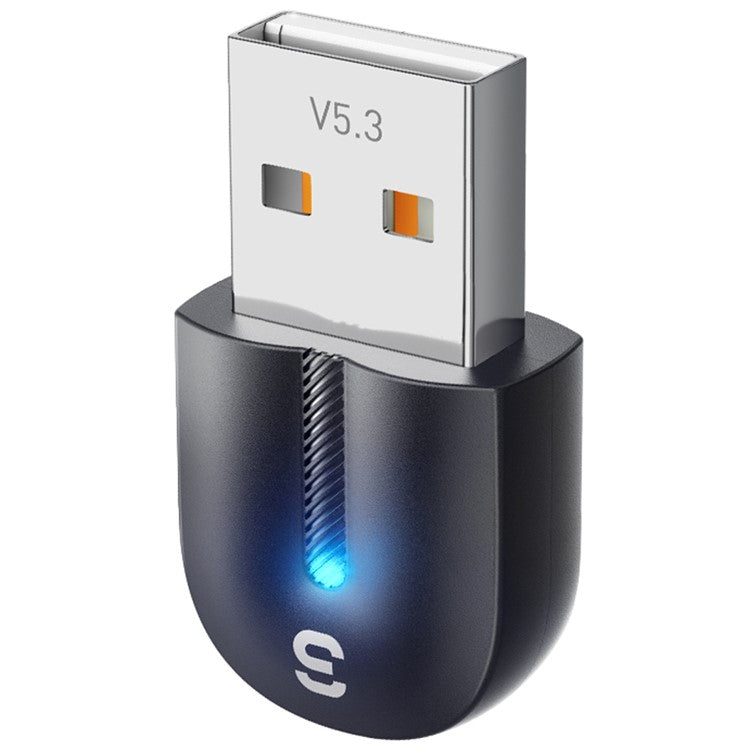 ESSAGER EBT53-BH01-P USB Bluetooth-kompatibel 5.3 Adapter Plug and Play för PC