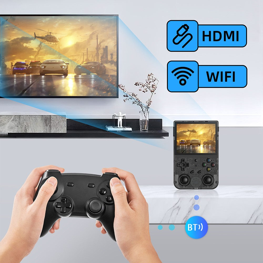 ANBERNIC RG353V 32GB Retro Gamepad Android 11 Linux Handheld Game Console with 3.5 Inch IPS Screen (without TF Card / Games)