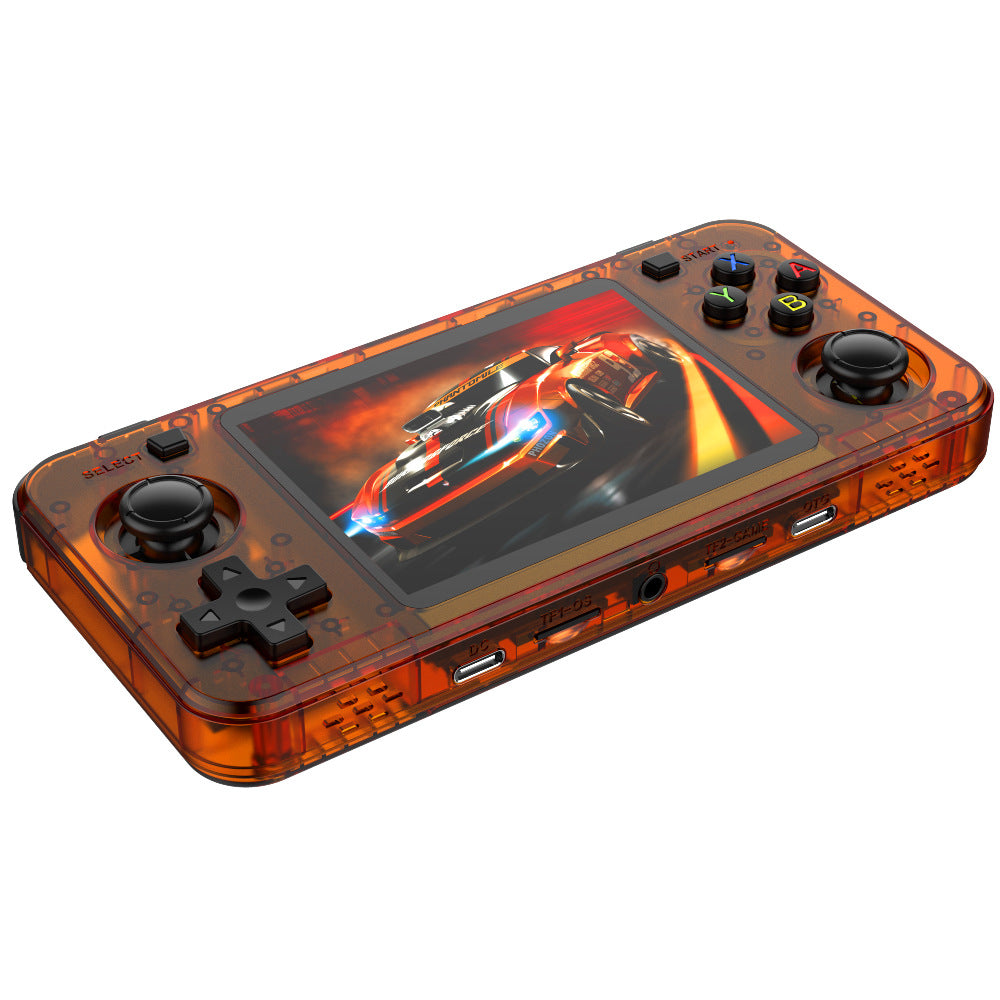 R36H Handheld Game Console 3.5 Inch IPS Screen Built in 128G Video Game Console, ARKOS System