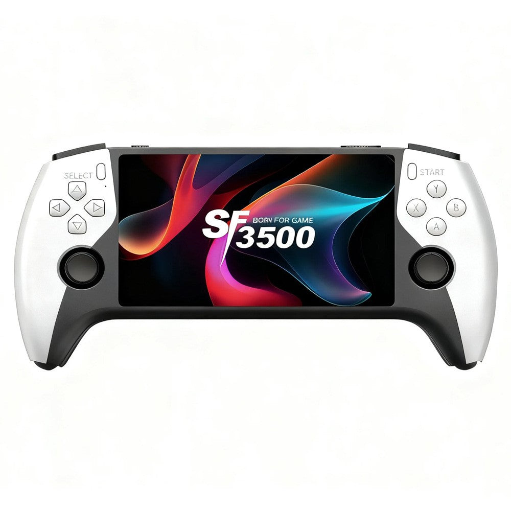 SF3500 Retro Handheld Game Console 5 Inch IPS Screen HD TV Output Dual Joystick Portable Gaming Device