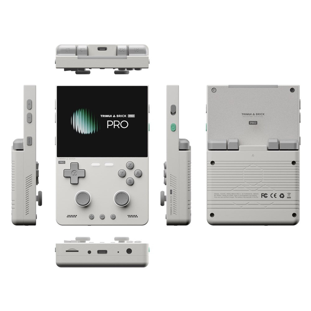 TRIMUI Brick Pro Handheld Game Console without TF Card Dual Hall Joysticks 3.95 inch IPS Screen Linux Retro Gamepad