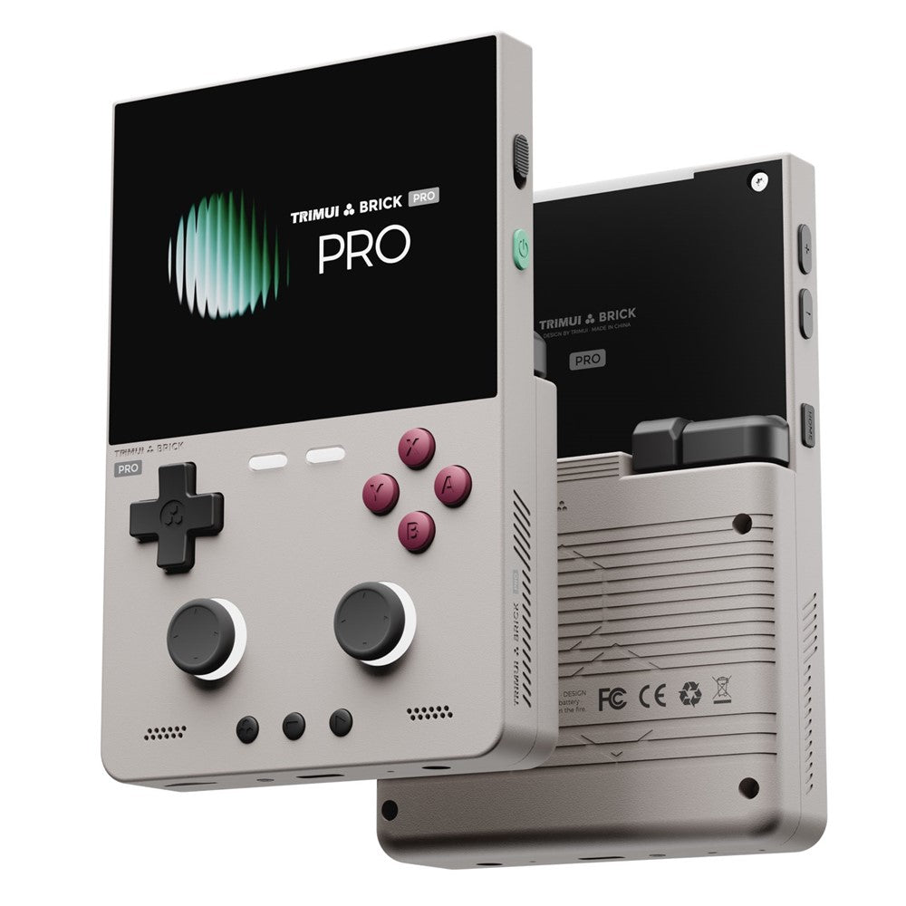 TRIMUI Brick Pro Handheld Game Console without TF Card Dual Hall Joysticks 3.95 inch IPS Screen Linux Retro Gamepad