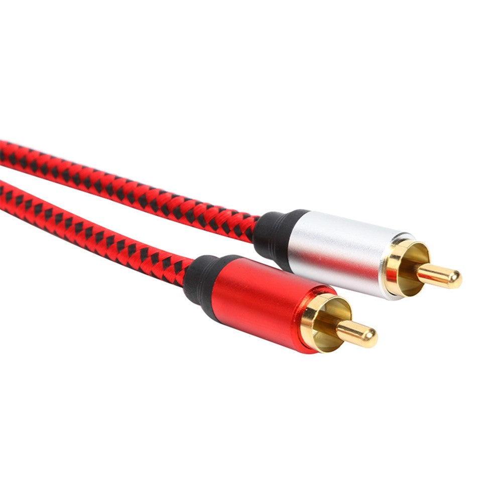 1.5m USB Type-C to 2 RCA Male Audio Cable Connection Cord for Mobile Phone Tablet to Speaker/Amplifier