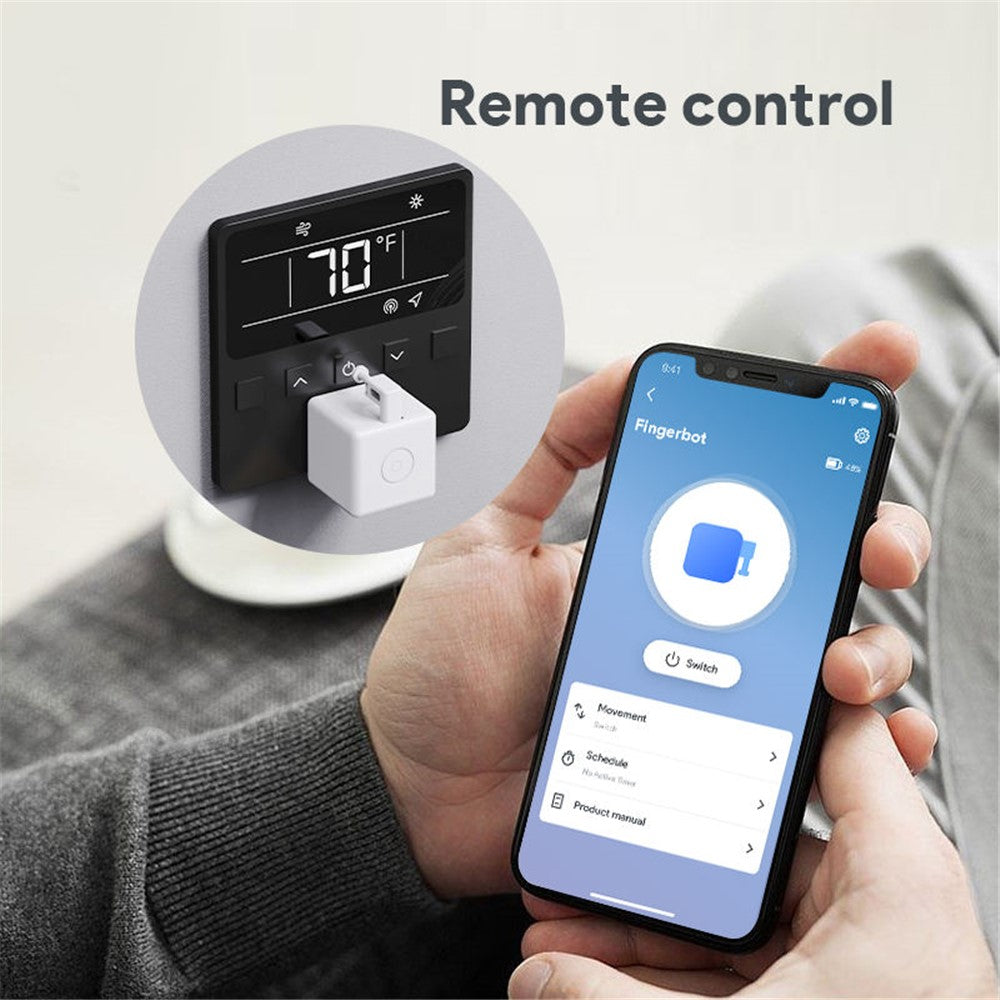 ADFBB531 Rechargeable Tuya Bluetooth-compatible Smart Touch Pusher Arm Fingerbot Plus Switch Button