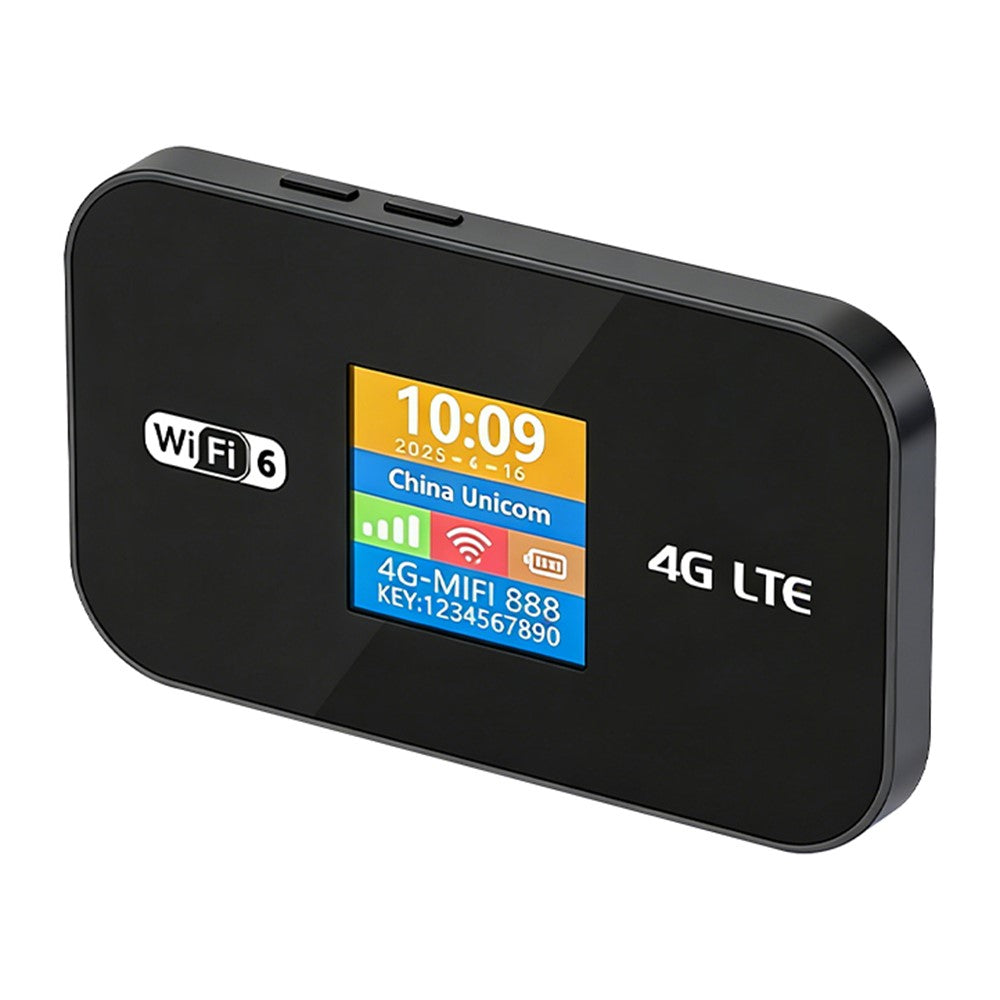 MF967P-E 4G LTE Mobile WiFi 6 Router with Color Screen 300Mbps Portable Hotspot, Eurasian Version