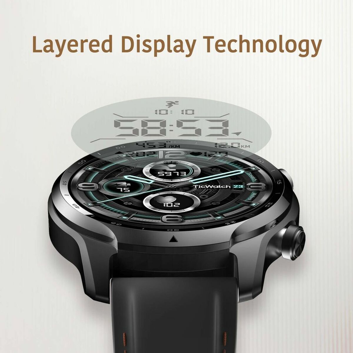 Smartklocka TicWatch Pro 3 GPS 1,4" AMOLED