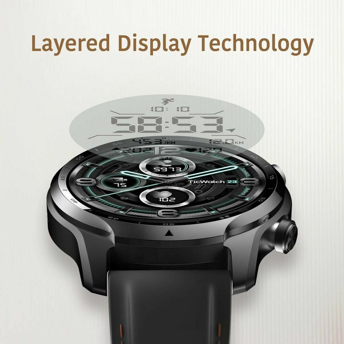 Smartklocka TicWatch Pro 3 GPS 1,4" AMOLED
