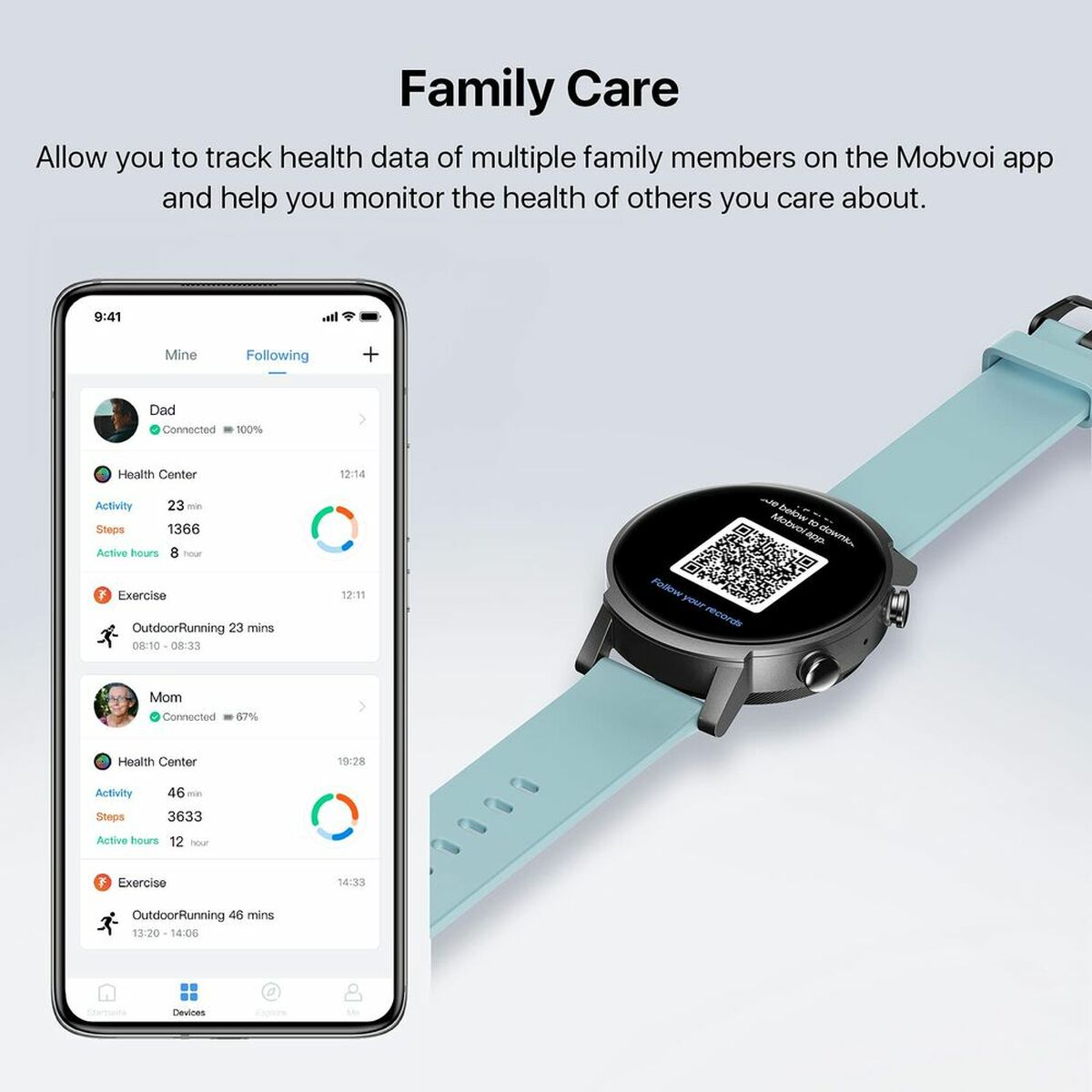 Smartklocka TicWatch E3 1,3" HD