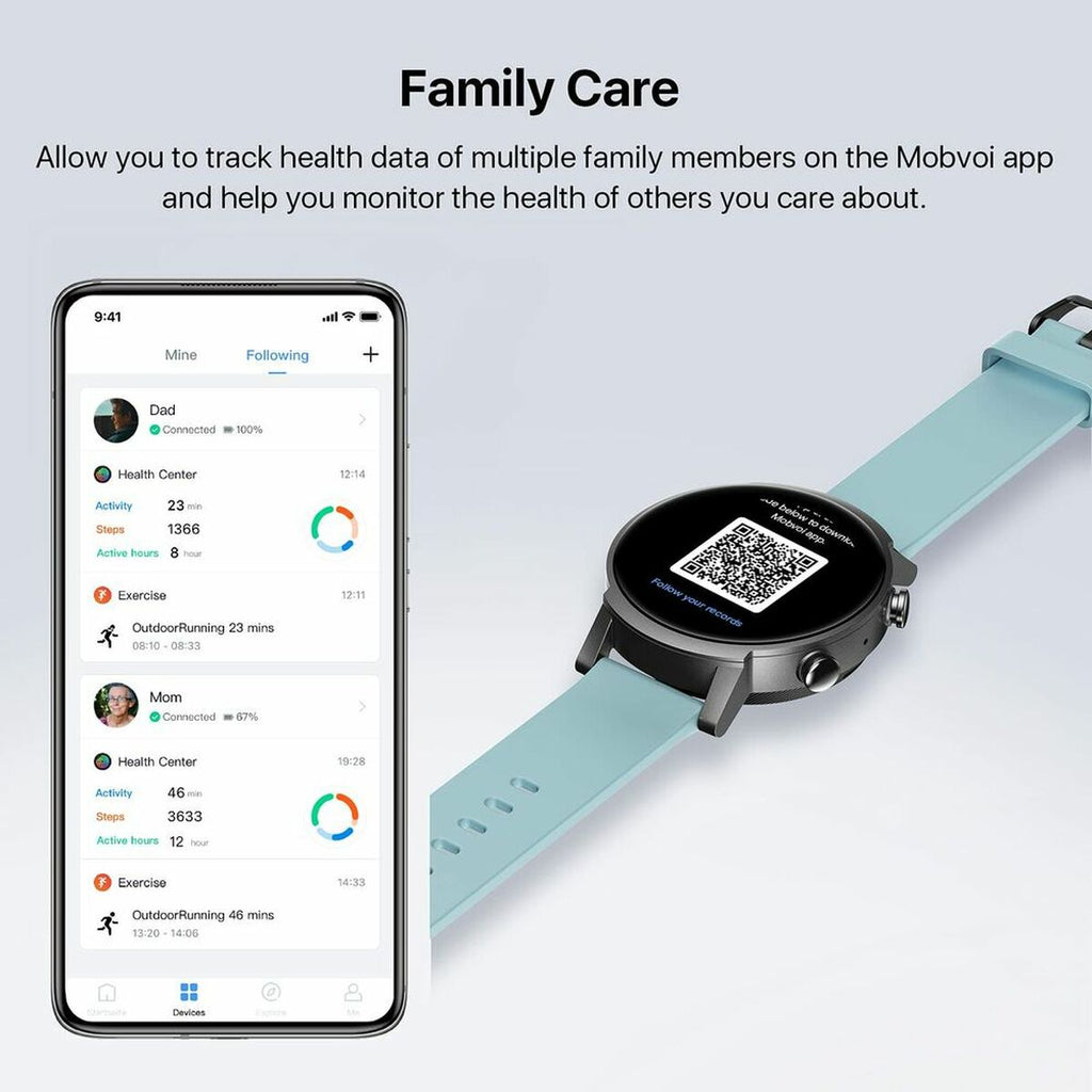Smartklocka TicWatch E3 1,3" HD