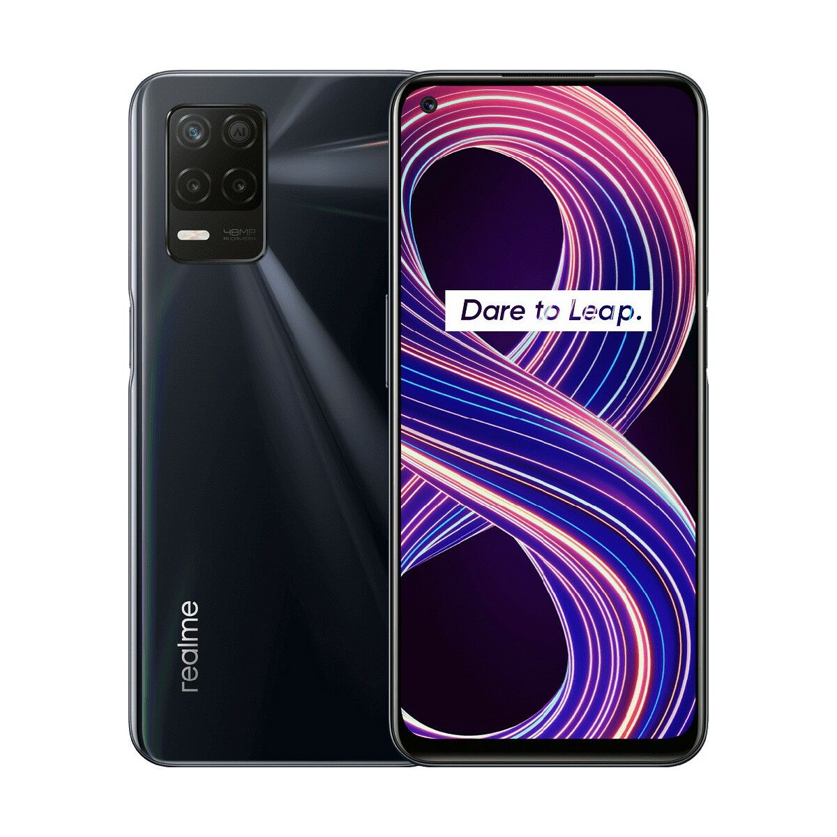 Realme 8 5G Mediatek Dimensity 700 Svart 64 GB 4 GB RAM