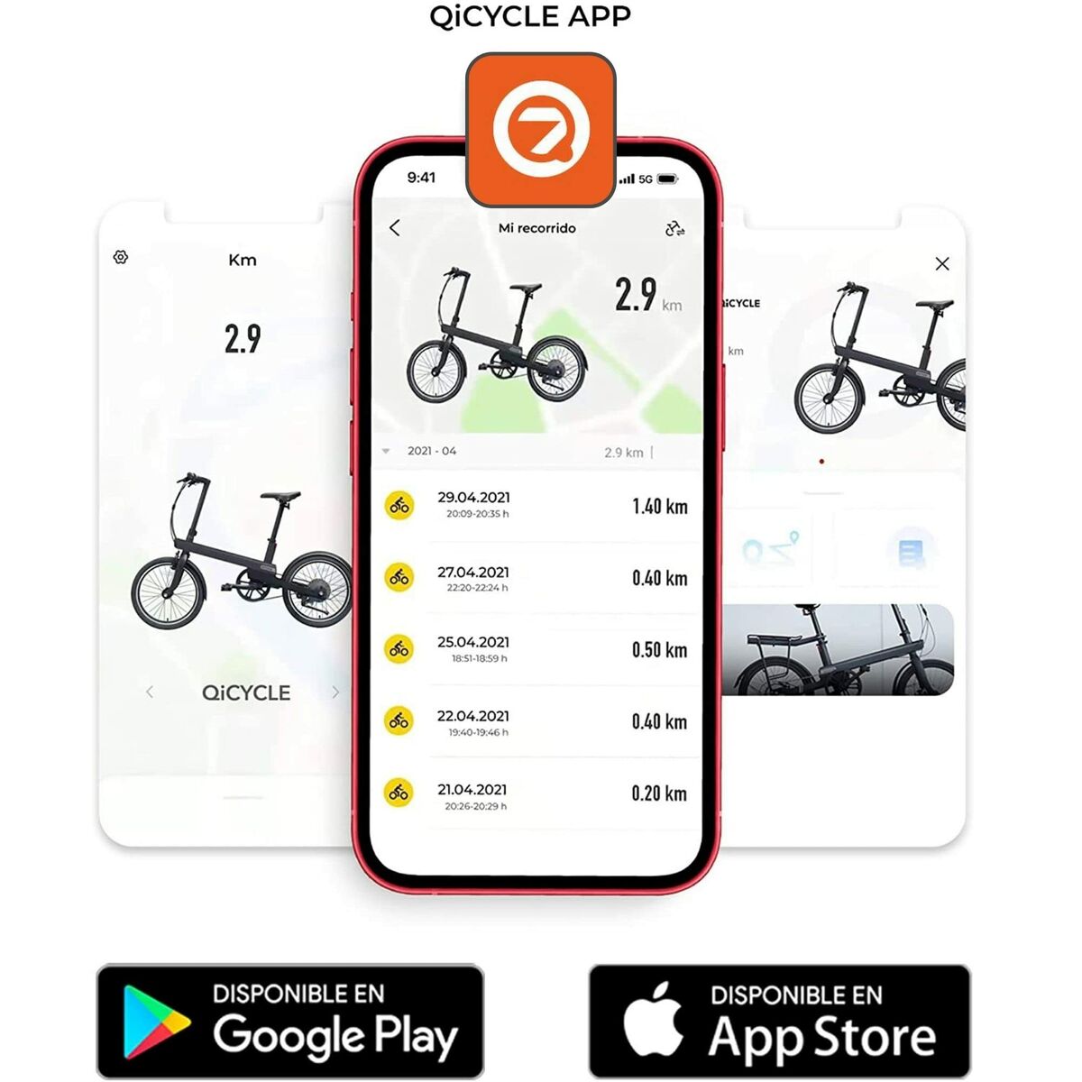 Elcykel Xiaomi QiCycle C2 20" 250W Svart