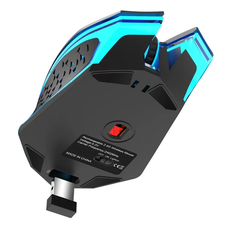 W210 2,4 GHz trådlös Bluetooth-kompatibel Gaming Mus