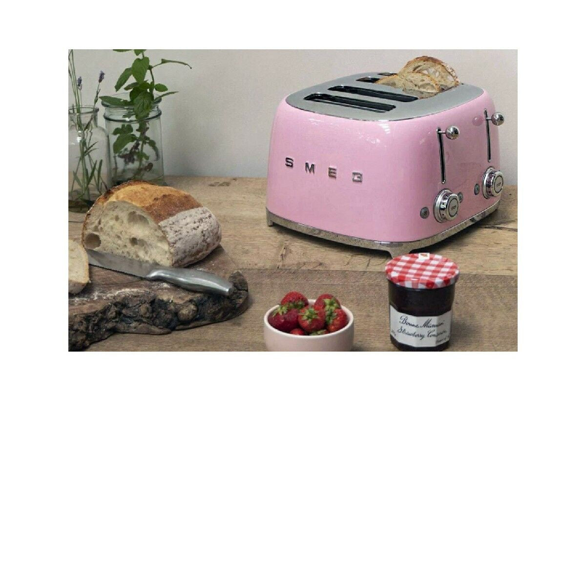 Brödrost Smeg TSF03PKEU Rosa 2000 W