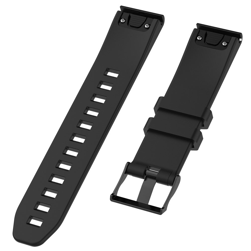 22mm Silicone Watch Band for Garmin Fenix 5 / Forerunner 935 945 / Quatix 5 / Quatix 5 Sapphire / Approach S60 Twill Texture Wrist Strap