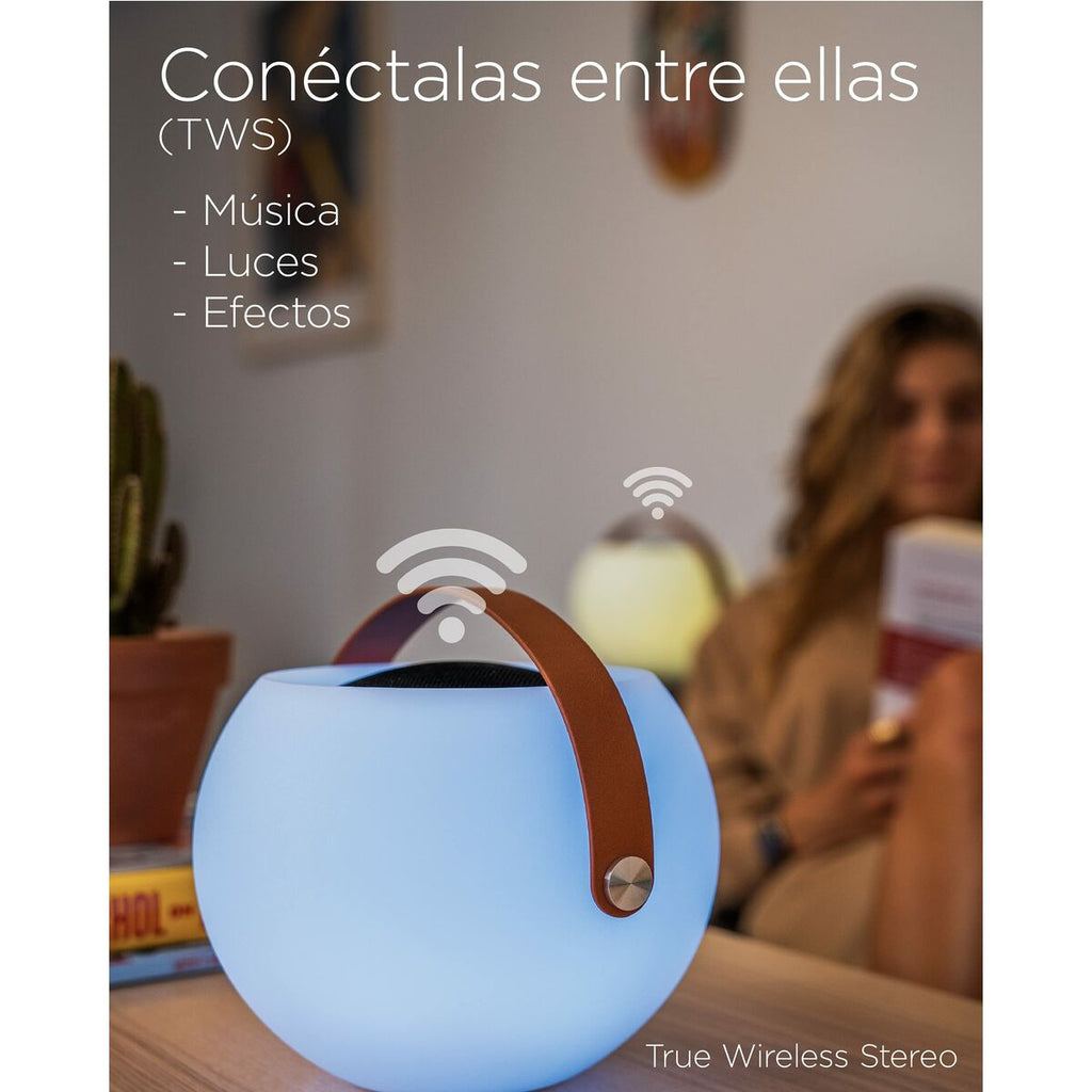 Bluetooth-högtalare med LED-ljus KSIX Bubble White 5 W Bärbar