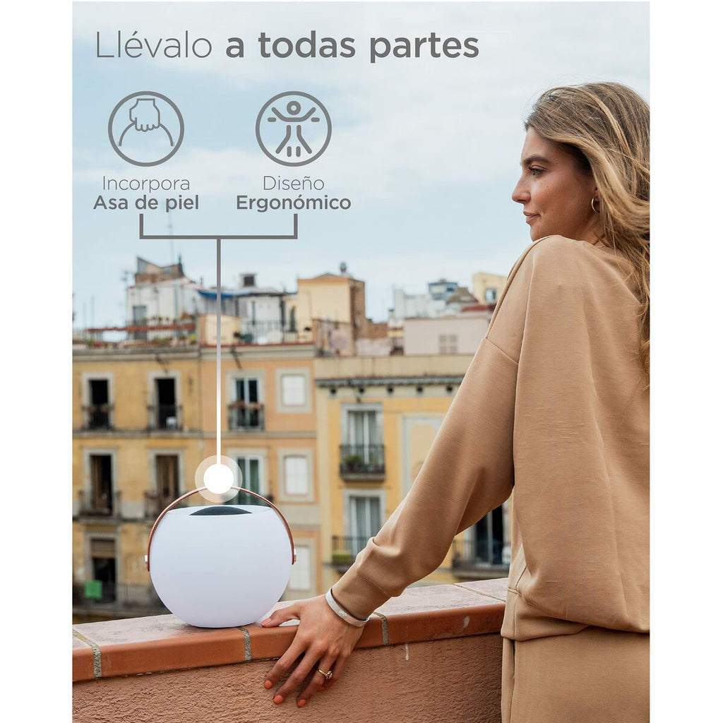 Bluetooth-högtalare med LED-ljus KSIX Bubble White 5 W Bärbar