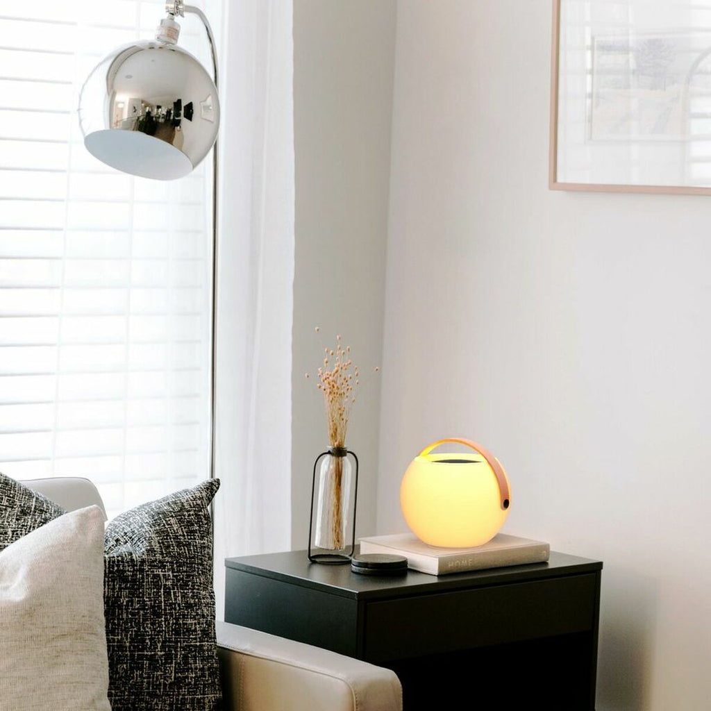 Bluetooth-högtalare med LED-ljus KSIX Bubble White 5 W Bärbar