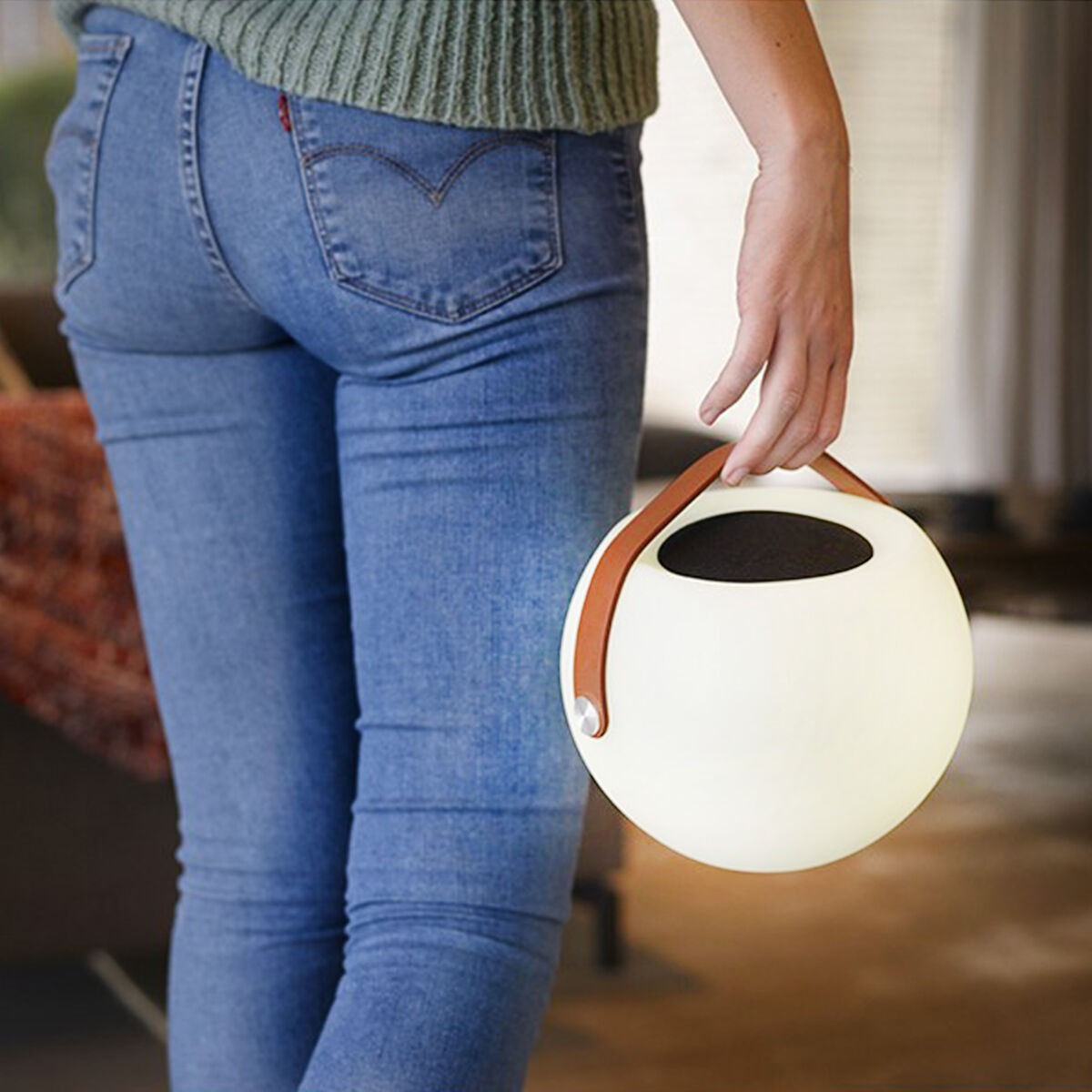 Bluetooth-högtalare med LED-ljus KSIX Bubble White 5 W Bärbar