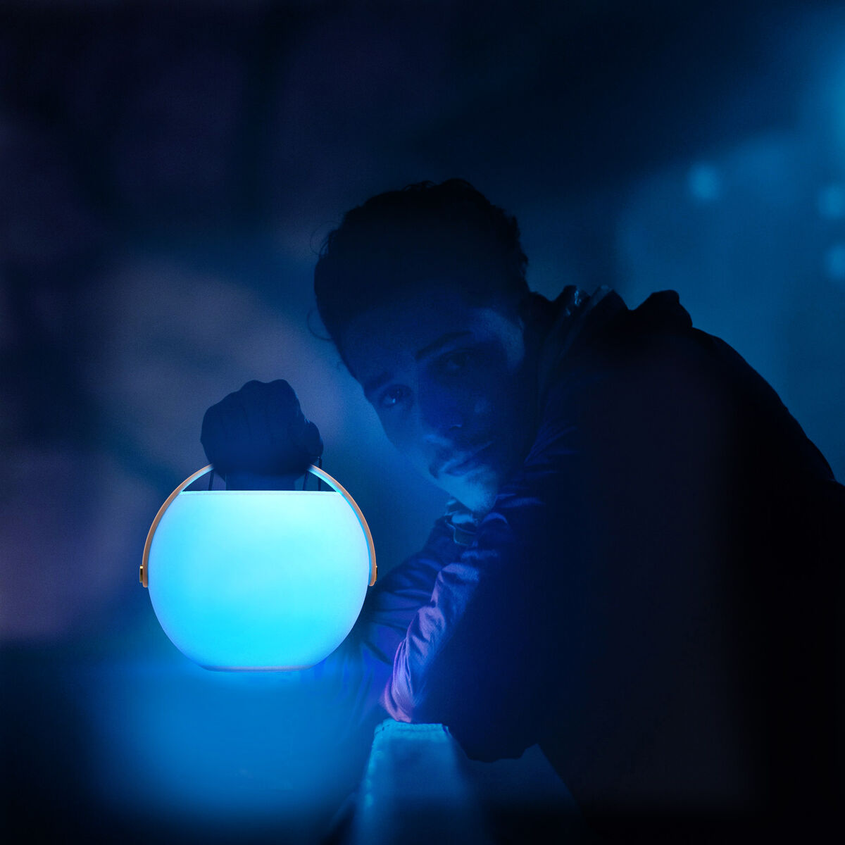 Bluetooth-högtalare med LED-ljus KSIX Bubble White 5 W Bärbar