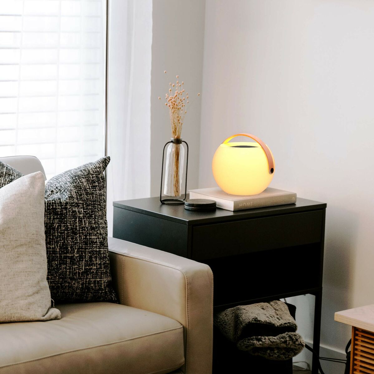 Bluetooth-högtalare med LED-ljus KSIX Bubble White 5 W Bärbar