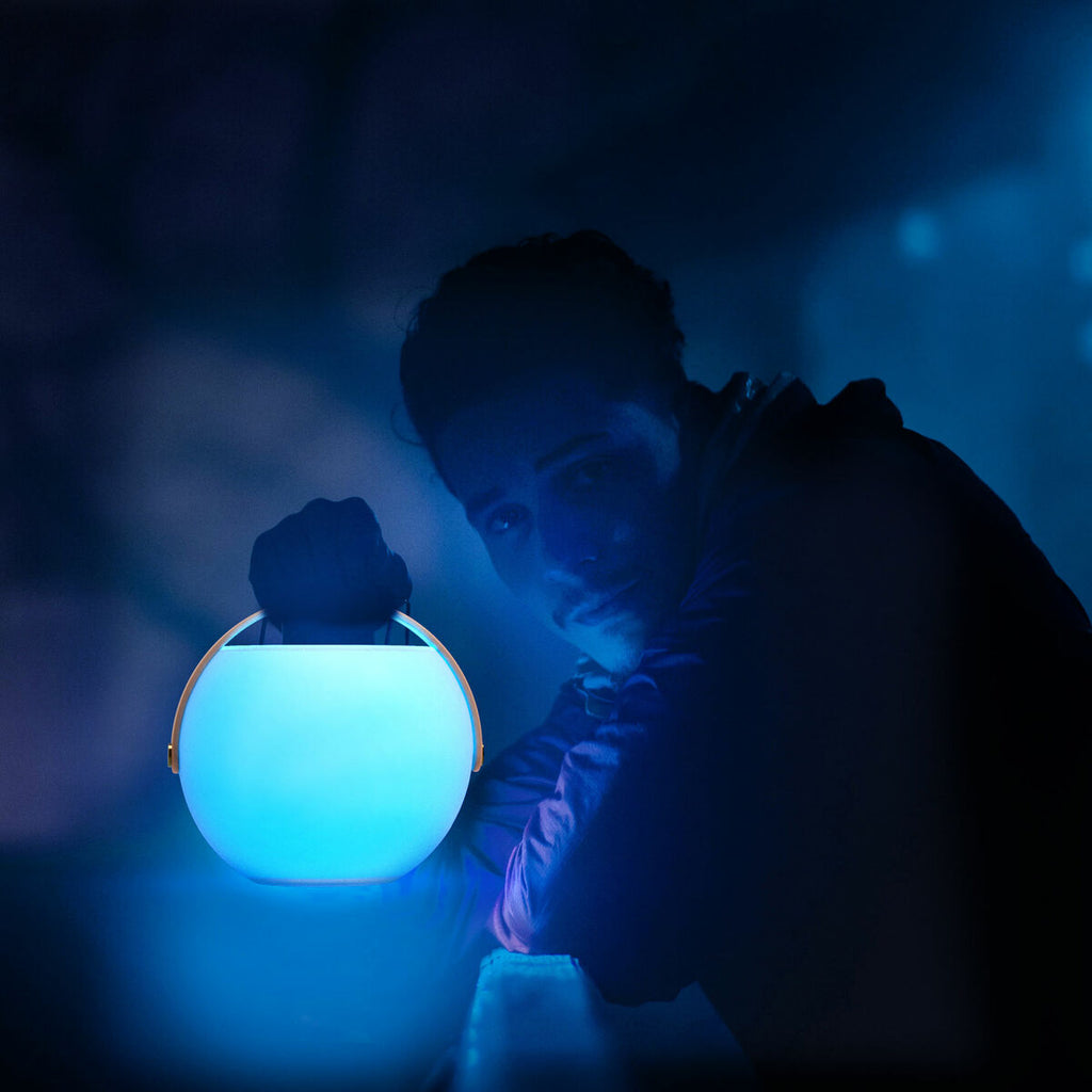 Bluetooth-högtalare med LED-ljus KSIX Bubble White 5 W Bärbar