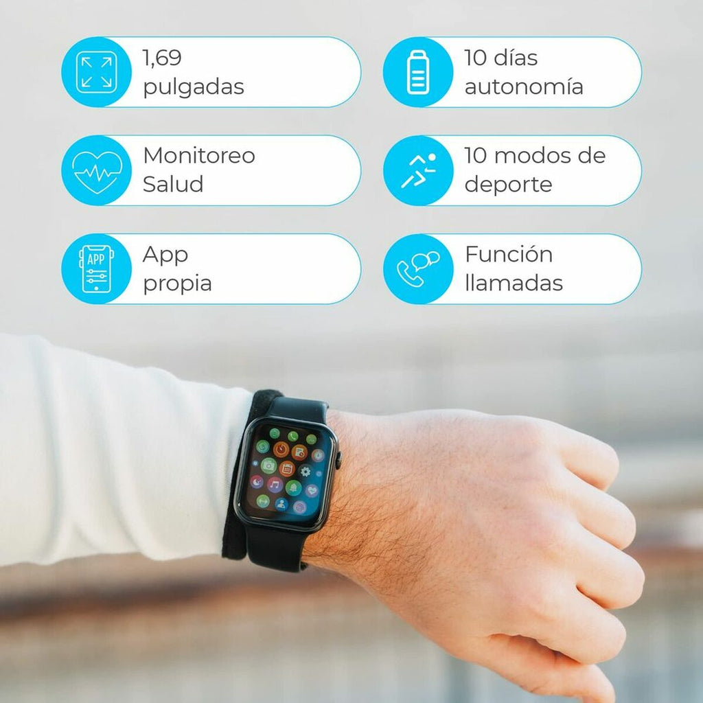 Smartklocka KSIX Urban 3 1,69" IPS Bluetooth Rosa