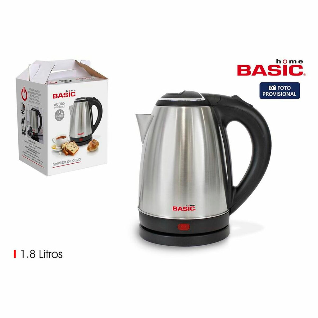 Vattenkokare med LED-ljus Basic Home 1500 W (1,8 L)