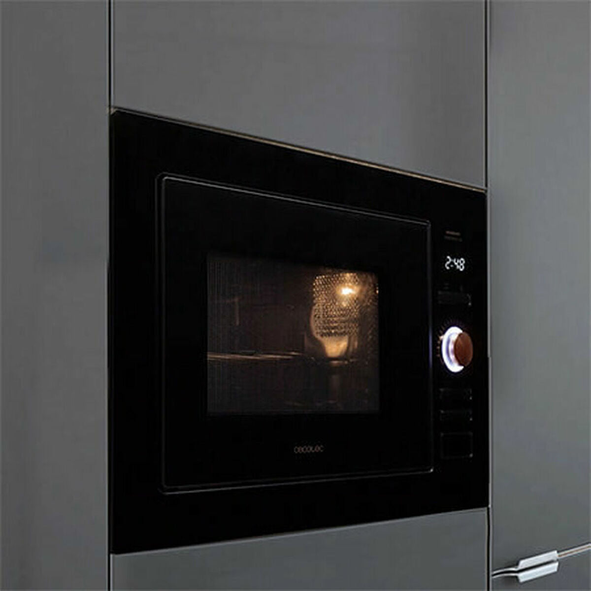 Inbyggd mikrovågsugn Cecotec GrandHeat 2590 25 L 900 W Svart/Rosa