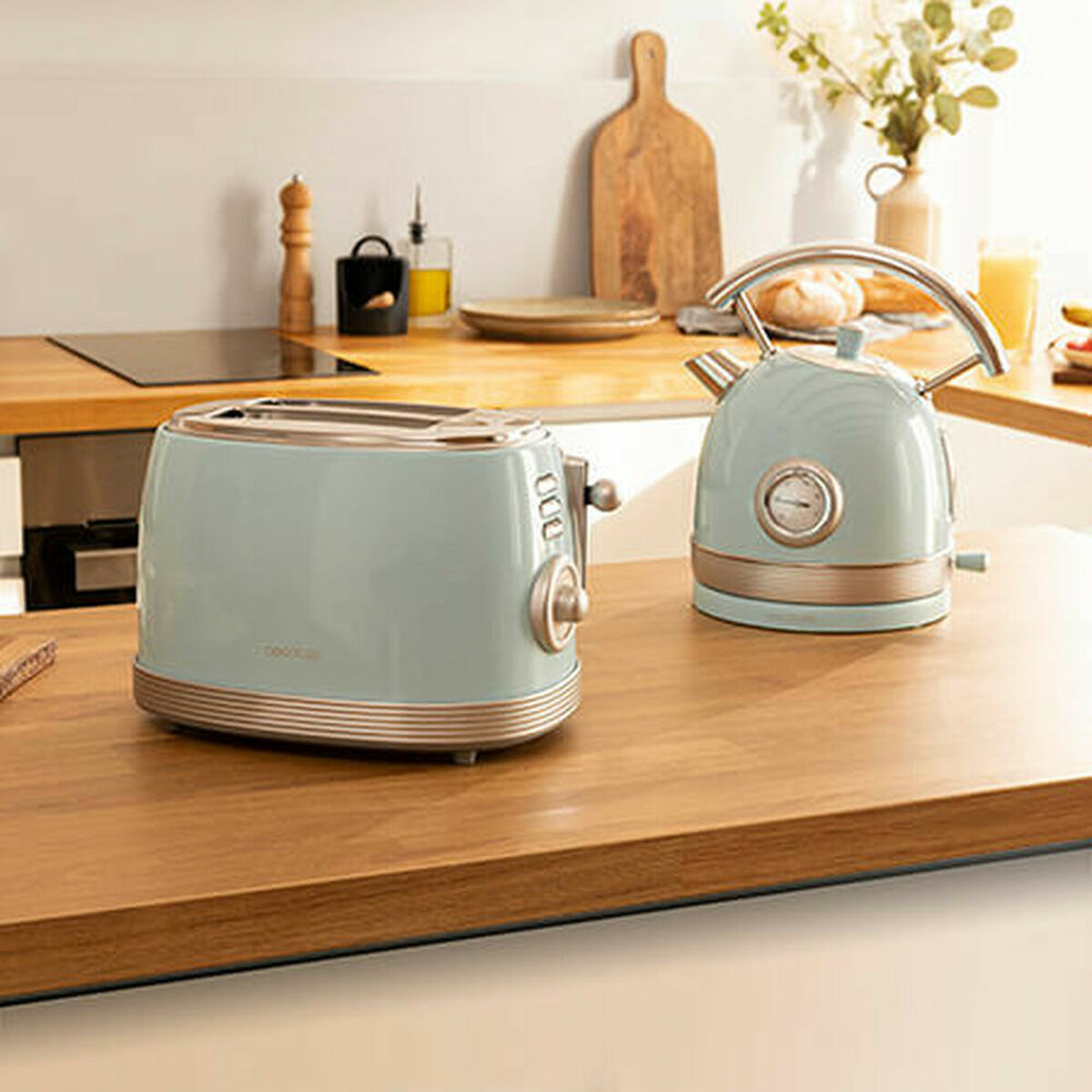 Brödrost Cecotec Vintage 800 Ljusblå 850 W