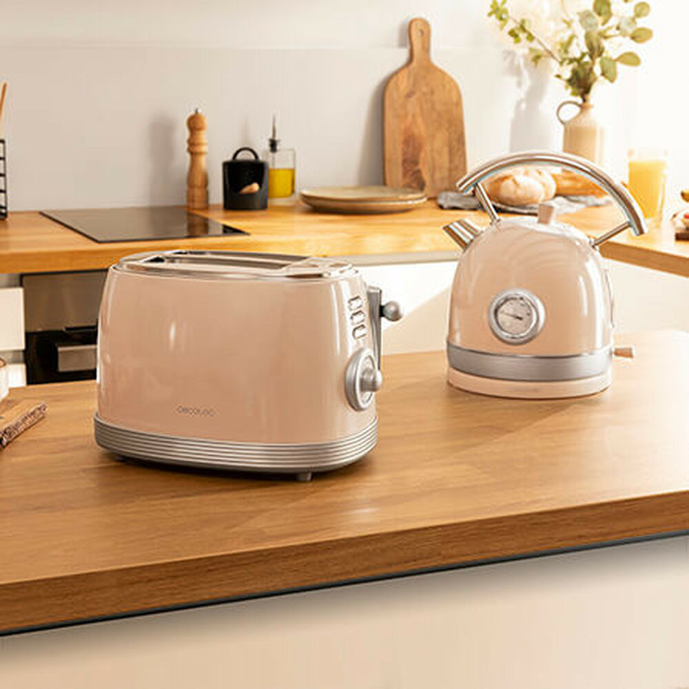 Brödrost Cecotec Vintage Beige 850 W