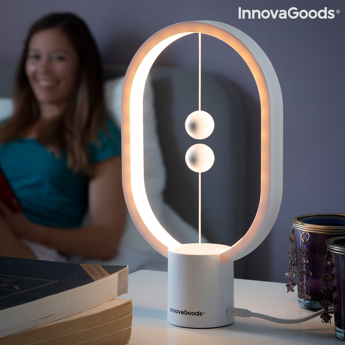 Balanslampa med magnetisk strömbrytare Magilum InnovaGoods MAGILUM