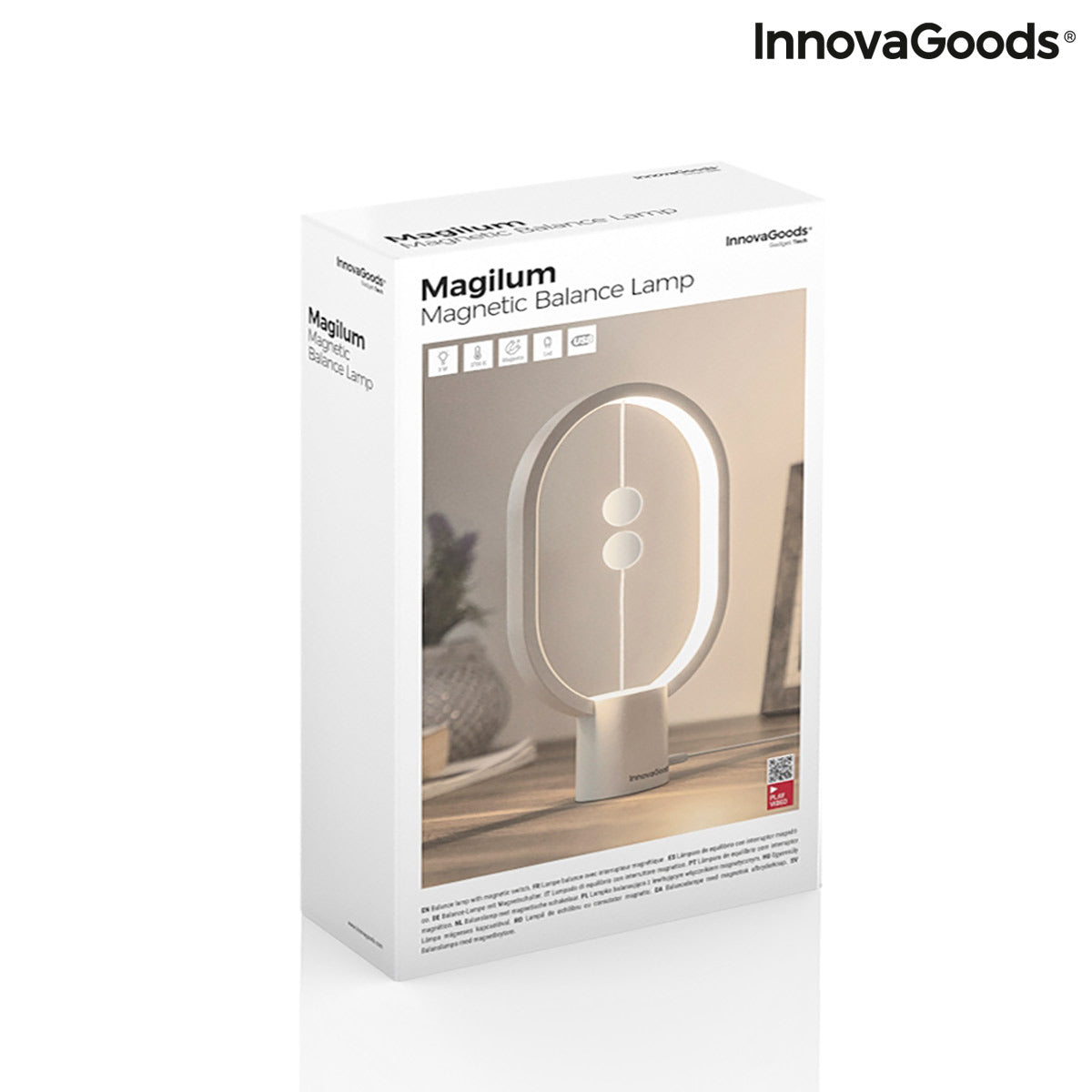 Balanslampa med magnetisk strömbrytare Magilum InnovaGoods MAGILUM
