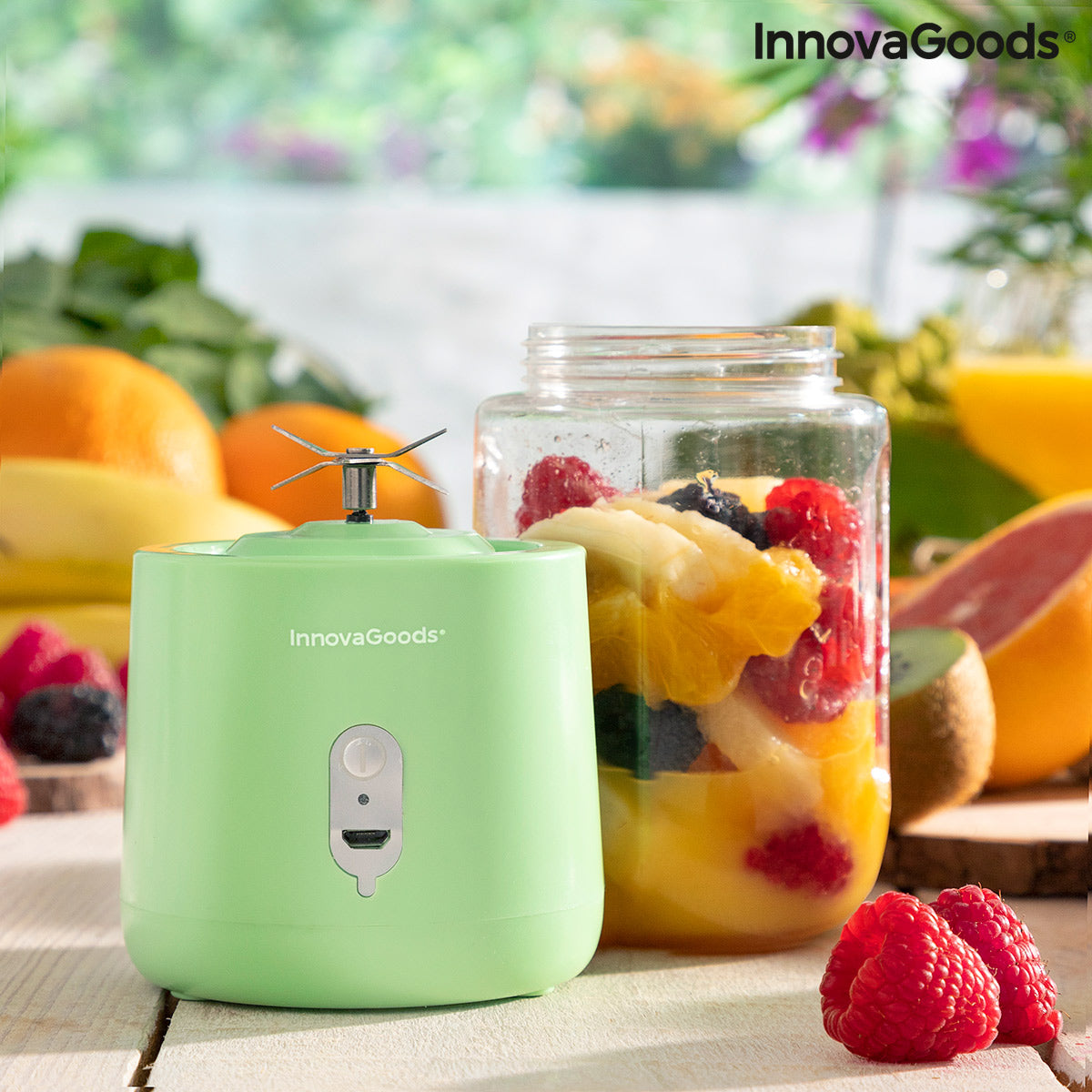 Bärbar uppladdningsbar koppmixer Blendyr InnovaGoods