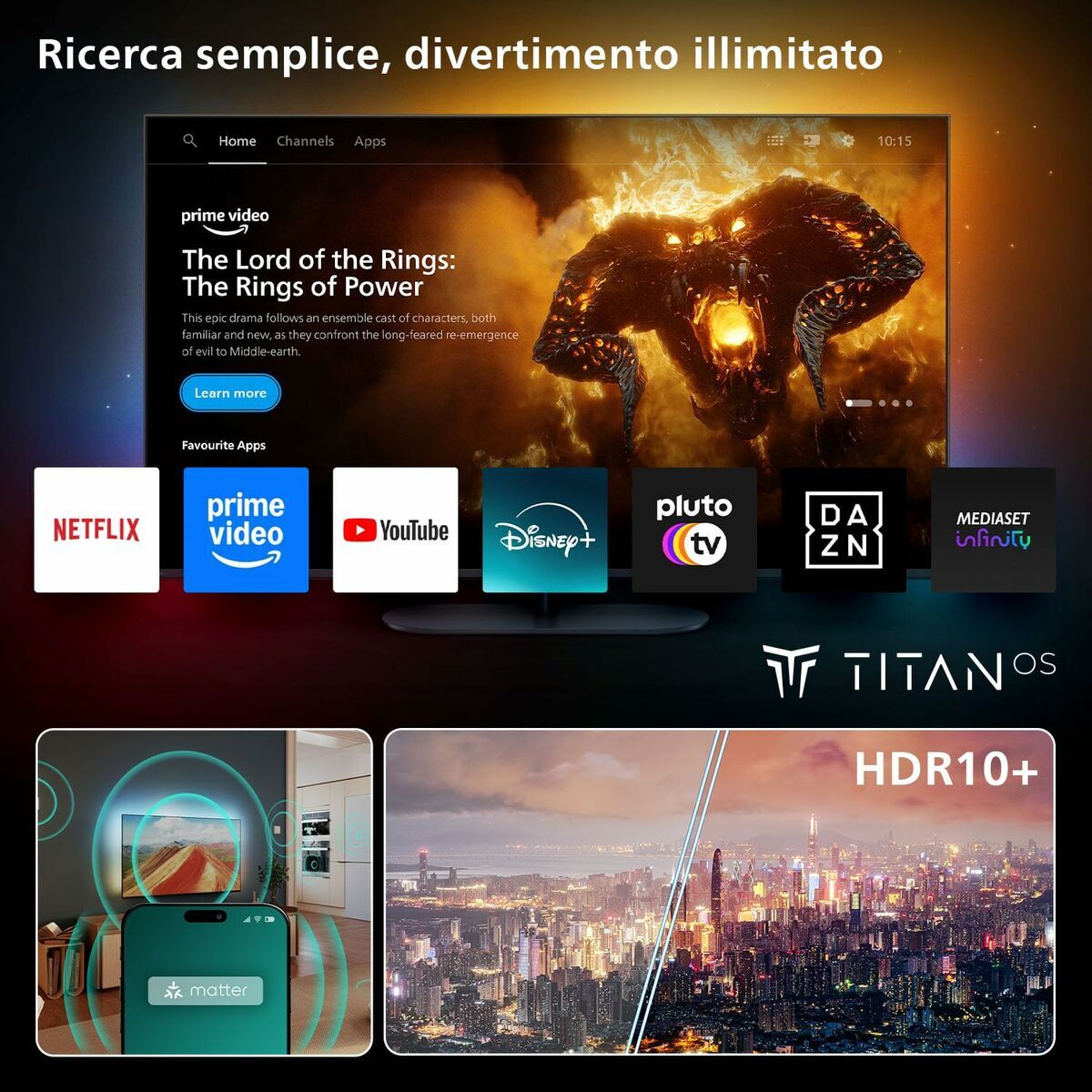Philips Smart Tv Philips 50Pus8010 4K Ultra Hd 50" Led