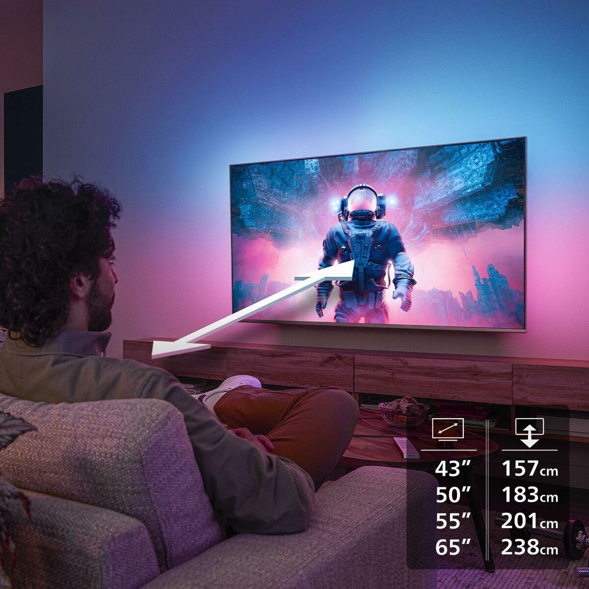 Philips Smart Tv Philips 50Pus8010 4K Ultra Hd 50" Led