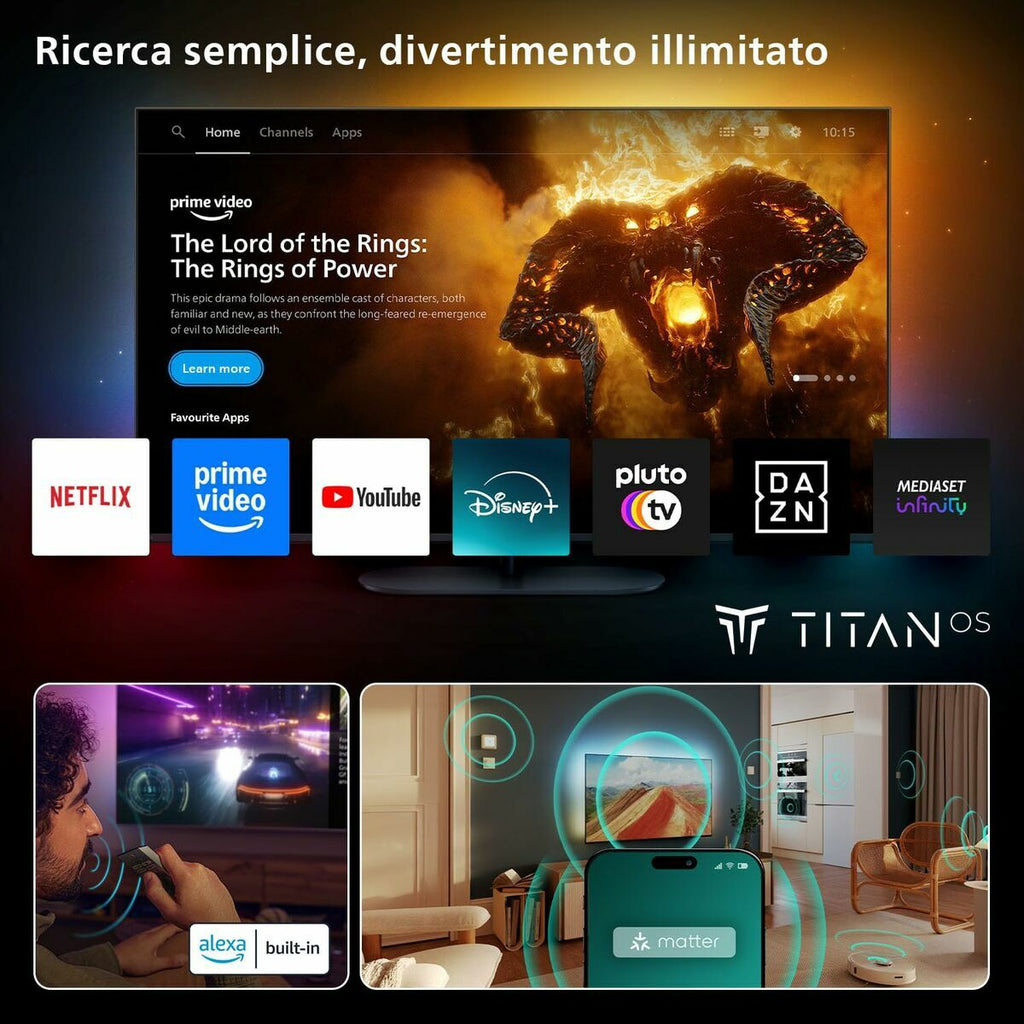 Philips Smart Tv Philips 55Pus9010 55" 4K Ultra Hd Led Hdr Qled