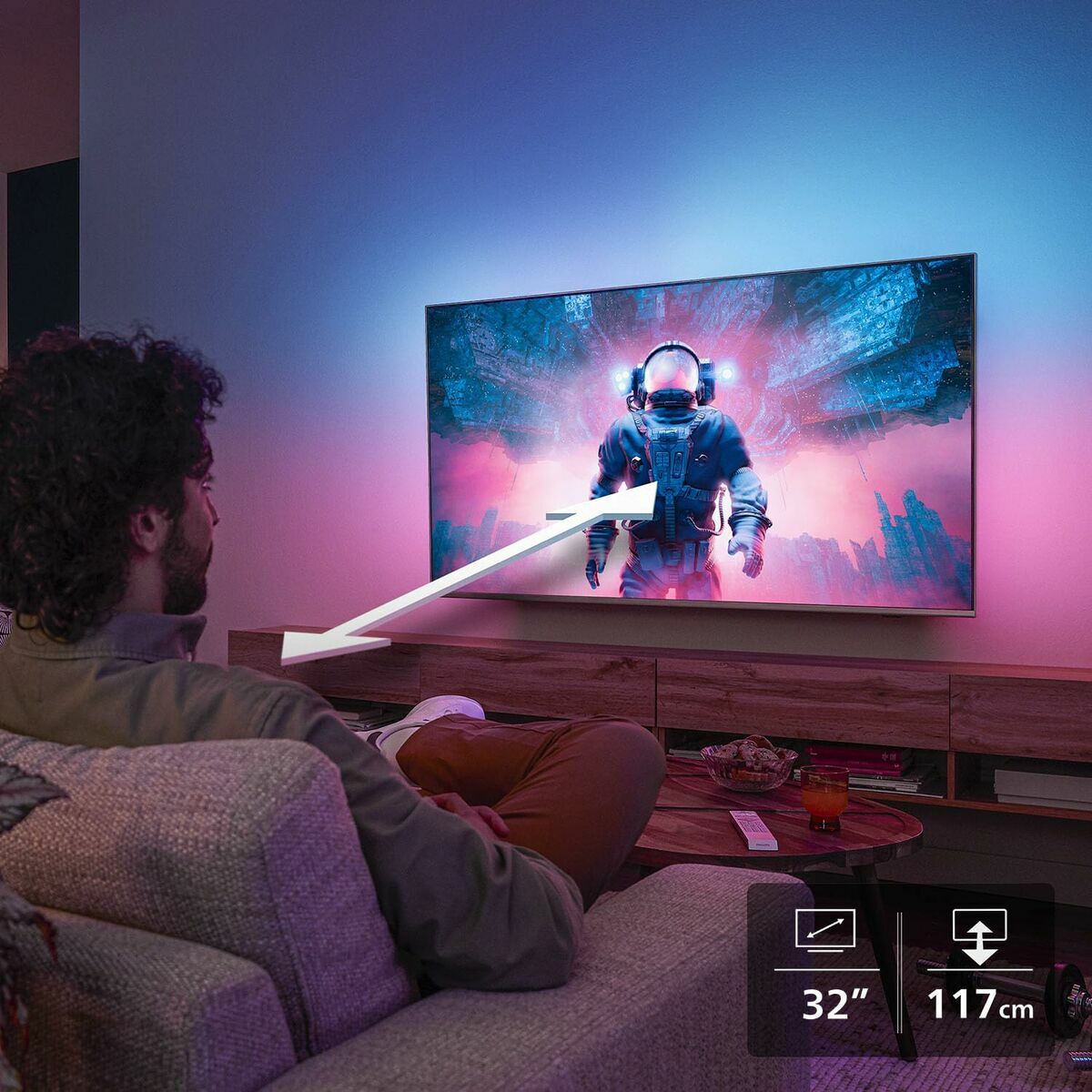 Philips Smart Tv Philips 32Pfs6900/12 Full Hd 32" Led Hdr