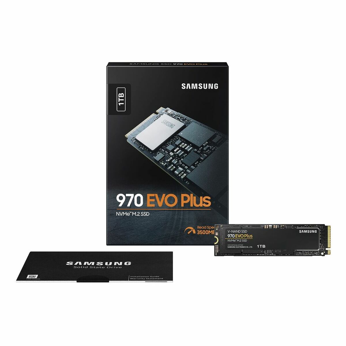 Hårddisk Samsung 970 EVO Plus Intern SSD V-NAND MLC 1 TB SSD