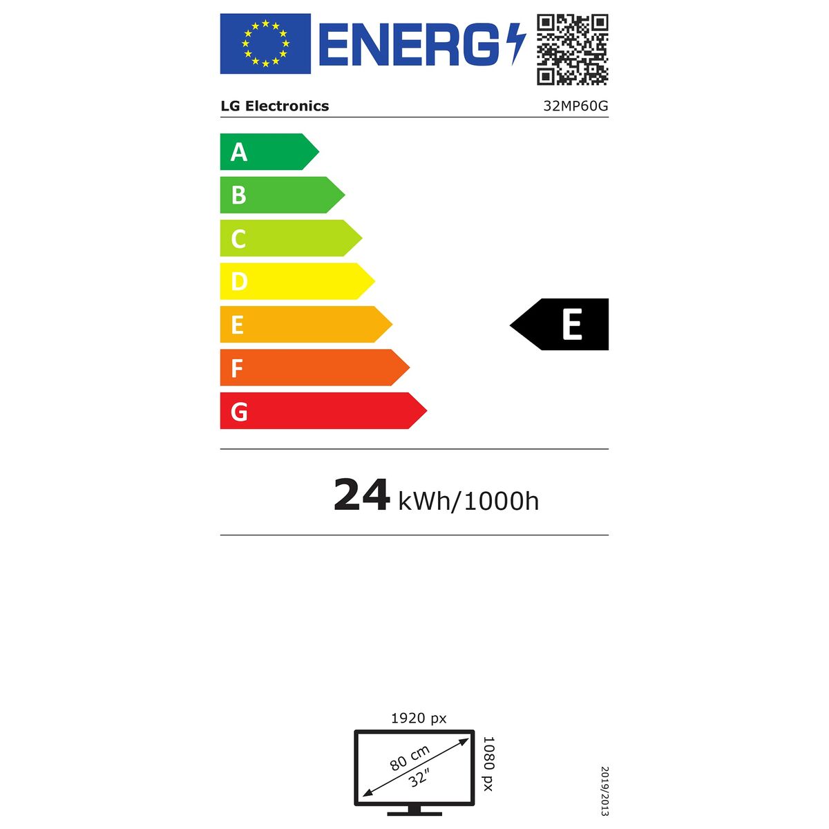 Skärm LG 32MP60G-B Svart HDMI 31,5" IPS LED