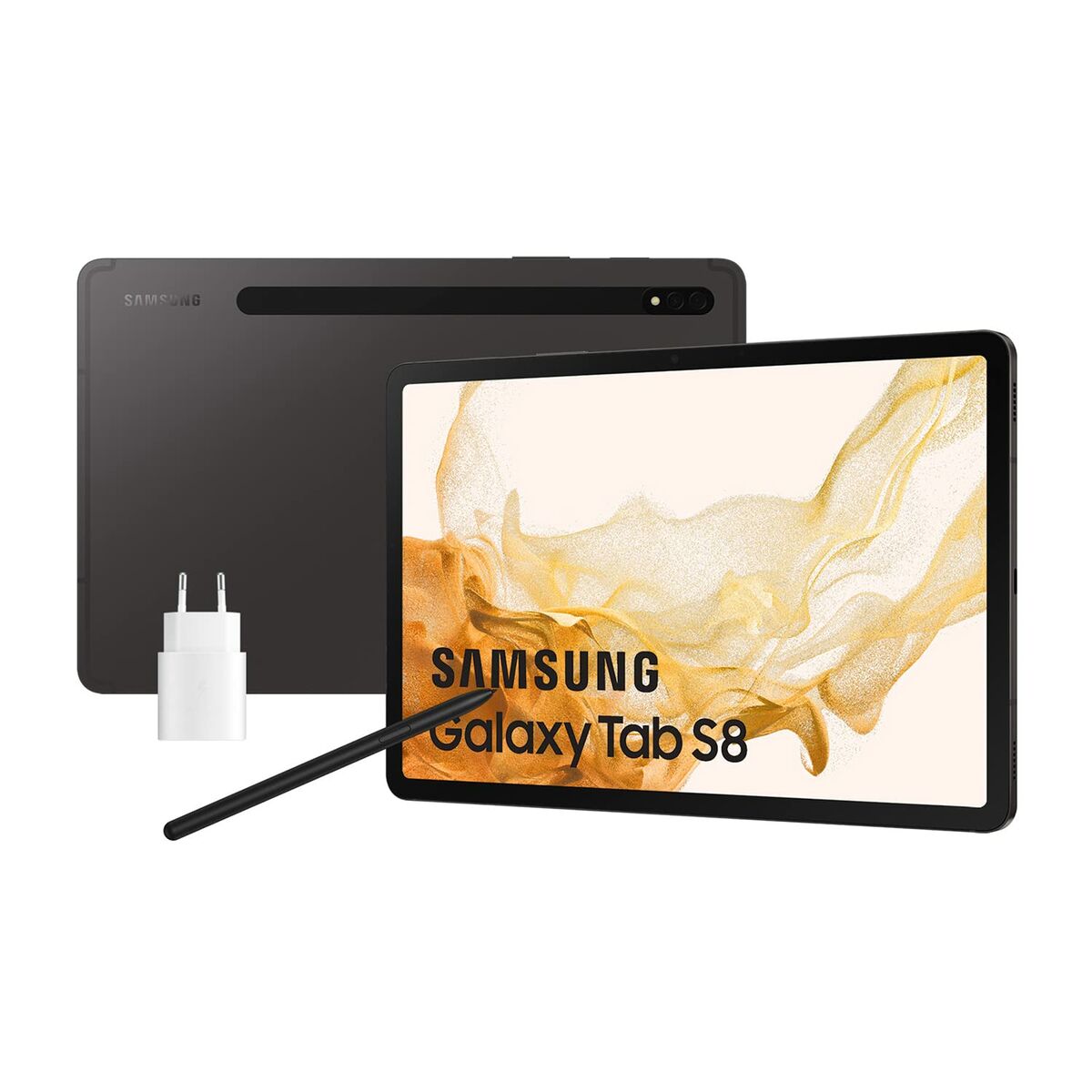 Surfplatta Samsung Galaxy Tab S8+ Svart 11"